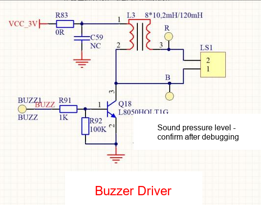 Induktor penambah SMT 3-pin